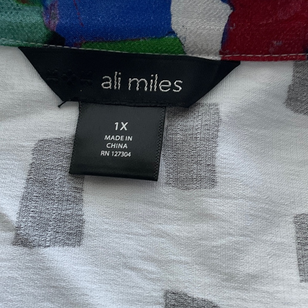 Ali Miles Multicolor Patchwork Jacket - image 3